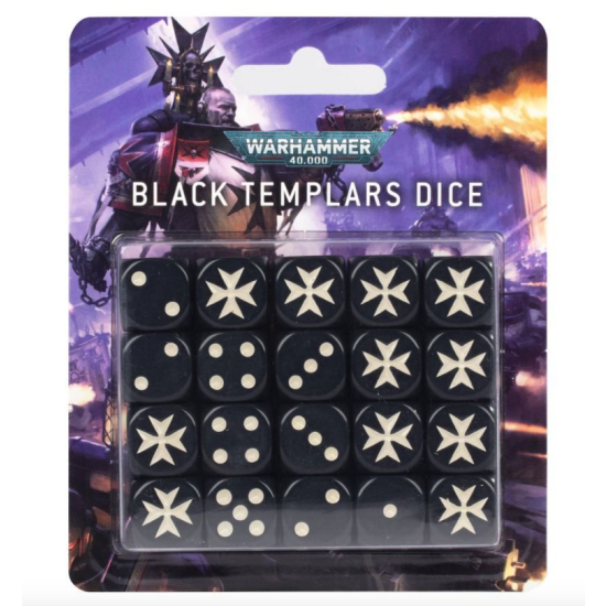 Warhammer 40000:  BLACK TEMPLARS DICE